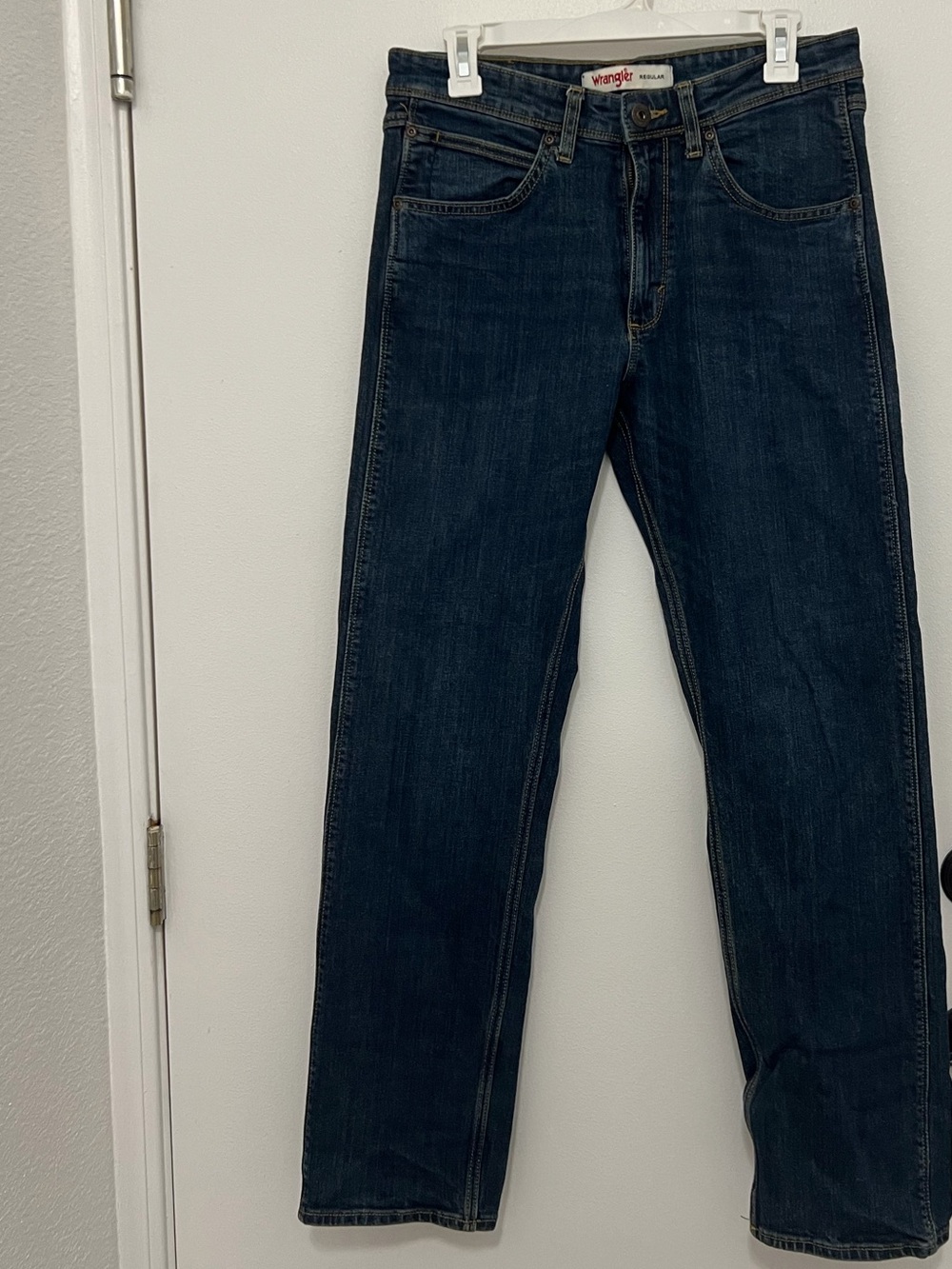 Wrangler Men’s dark blue Straight Jeans men’s 30x30
